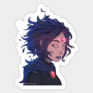 Raven Fan Art Sticker